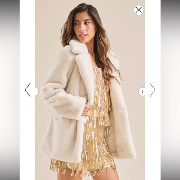 NWOT Altar’d state faux fur coat - Picture 1 of 13